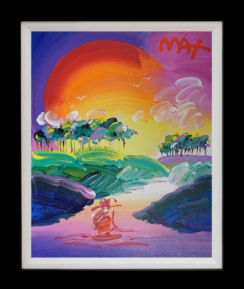 Peter Max Without Borders Peter Max Original on canvas (1 of 1)