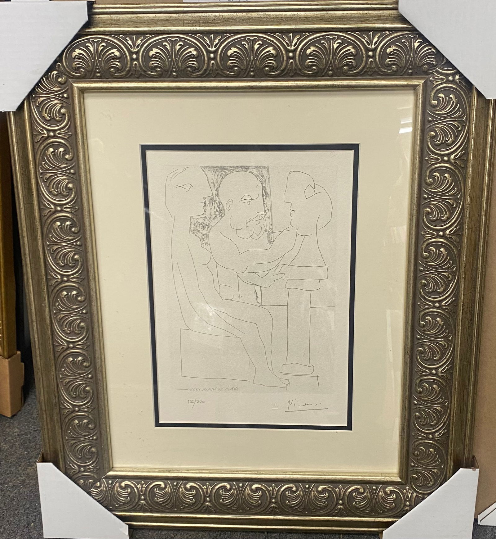 Pablo Picasso lithograph numbered limited edition of 300 with official Museum stamp (1 of 1)