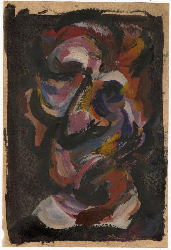 Francis Bacon original on paper  13x9 inches (1 of 1)