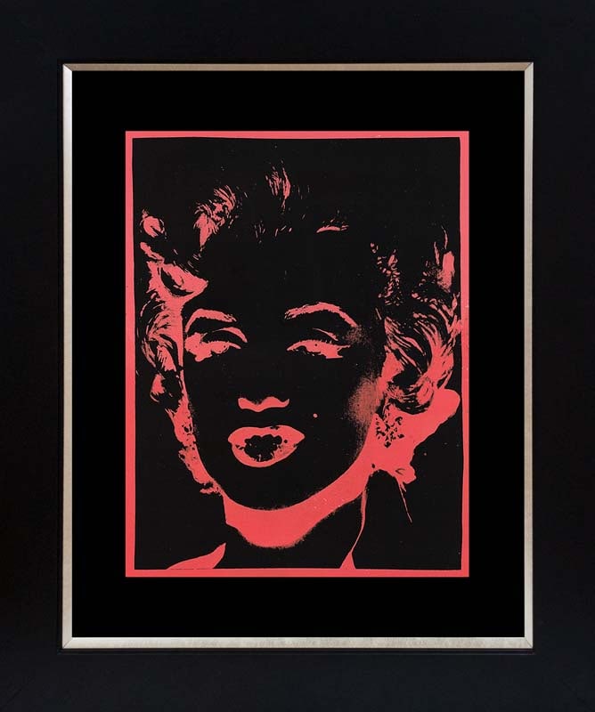 Andy Warhol Lithograph: Andy Warhol 1973 Color Plate Lithograph Approx 20x24 inches. Professionally framed. Includes certificate of authenticity.