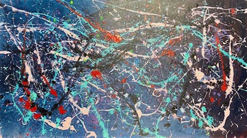 Original Abstract on canvas by Michael Schofield