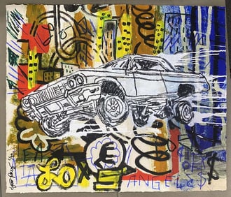 Gino Perez. LA LIFE. Hand Signed and Numbered. Limited Edition Fine Art Giclee on Museum Quality