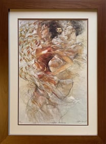 Gary Benfield Limited Edition Serigraph Love Secrets Hand signed and numbered
