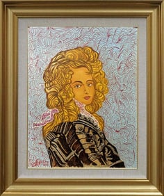 William Verdult Original oil on board  Bejewelled 36x24 inches image size on board  My Lovely