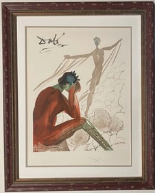 Salvador Dali Le Jeune Icare from The Art of Loving  Ovide. 1979. Limited Edition Lithograph in