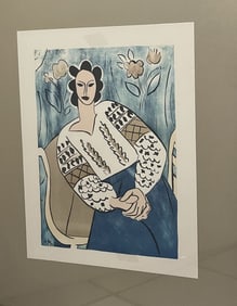 Henri Matisse. 1960 Original Fine Art Lithograph. La Blouse Roumaine. 20-1/3 x 16-1/4 inches.