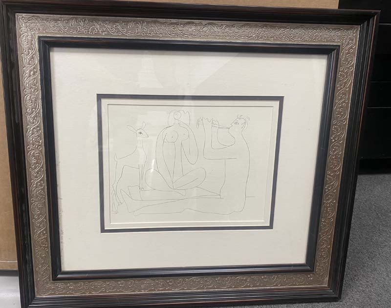 Pablo Picasso Lithograph from 1957 Antibes Collection France. (1 of 1)