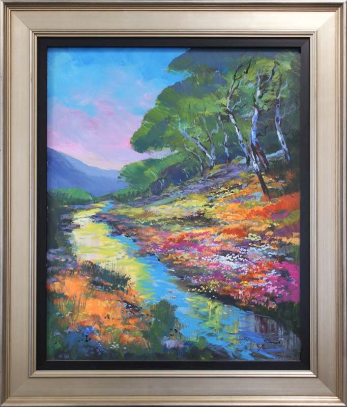 Mixed media original by Michael Schofield on canvas: Michael Schofield. Mixed Media Original on Approx 30x24 image size in inches.Hand signed by the artist. One of a kind original Custom framed. Includes certificate of authenticity. This work was purcha