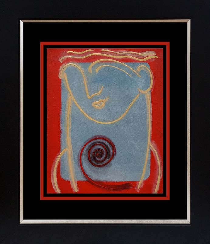 Gaylord Soli Original mixed media on canvas 38 x 30 inches (1 of 1)