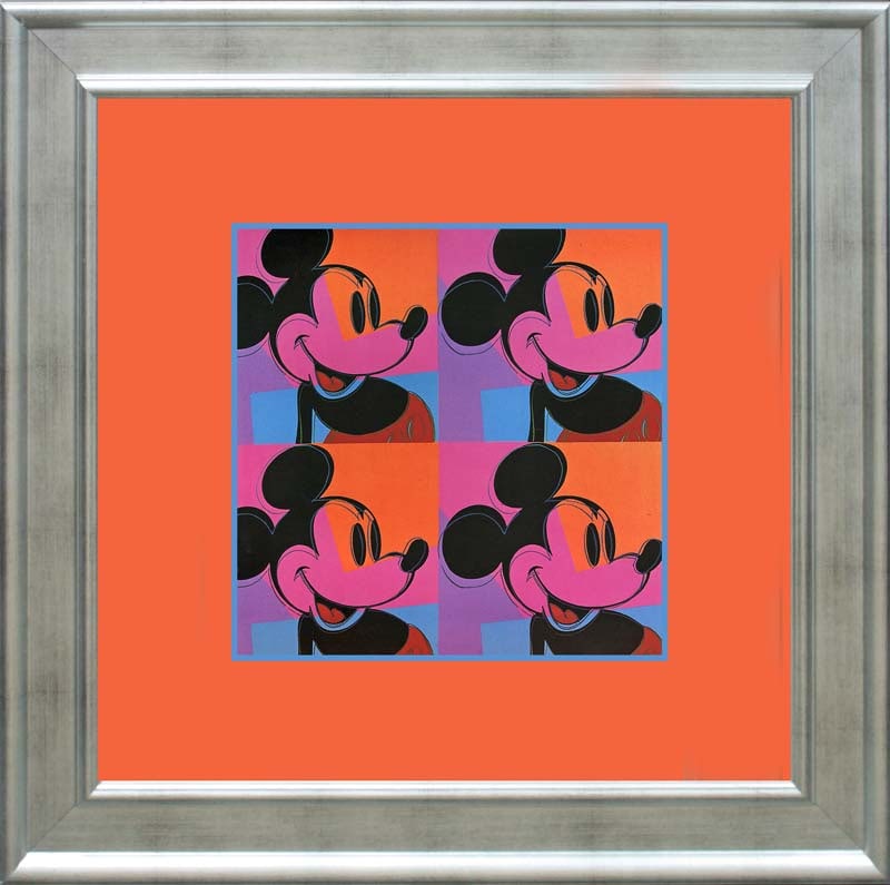 Andy Warhol Lithograph after Warhol printed in Germany 25 years ago: Andy Warhol Lithograph printed in Germany about 25 years ago. Custom framed. Approx size is 18x18 inches.
