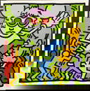 Keith Haring Silkscreen Serigraph Andy Mouse