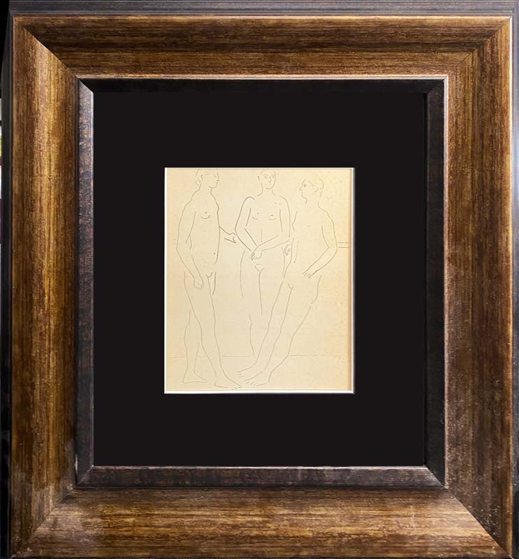 Pablo Picasso lithograph printed in Paris on velin d'arches paper almost 100 years ago. (1 of 1)