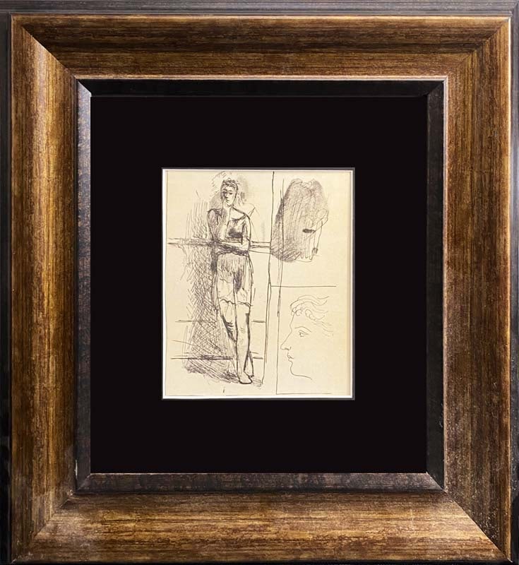 Pablo Picasso lithograph printed in Paris on velin d'arches paper almost 100 years ago! (1 of 1)