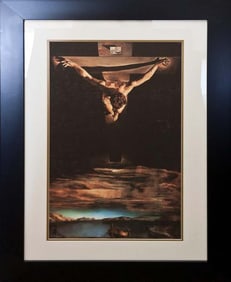 Salvador Dali  St John on the Cross Limited Edition Lithograph