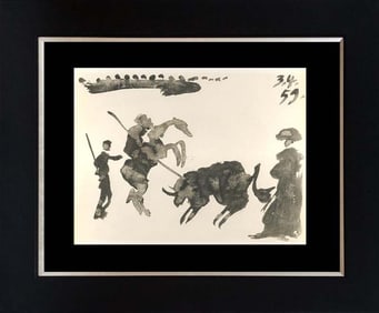 Pablo Picasso 1961 Lithograph Toros Y Toreros.