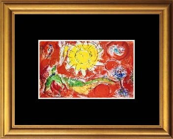 Marc Chagall Hand signed Lithograph Mourlot Press from 1969