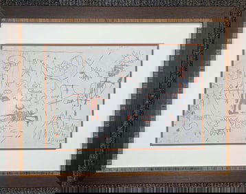 Jean Michel Basquiat Color Plate Lithograph 1984