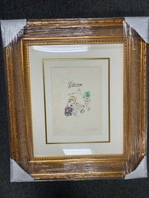 Marc Chagall Limited Edition 1974 David Hand signed and numbered.