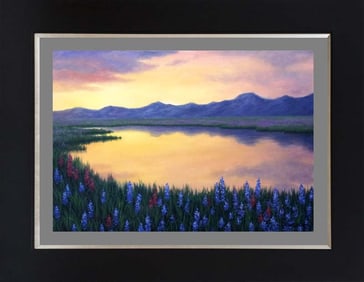 Robert Copple hand embellished on canvas