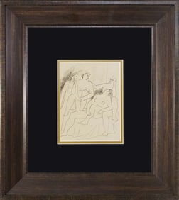 Pablo Picasso lithograph from 90 years ago Antique on Velin from 1926 Paris