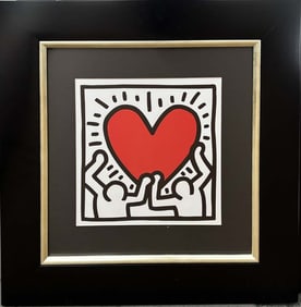 Keith Haring Lithograph from 1984