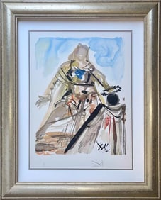 Salvador Dali On Voit Cette Reine 1979. Lithograph Limited Edition Hand signed and numbered