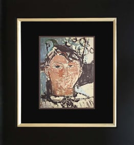 Modigliani Color Plate Lithograph after Modigliani