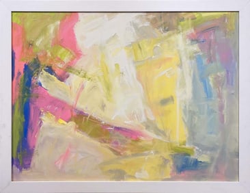 Original oil on canvas Abstract by Michael Schofield