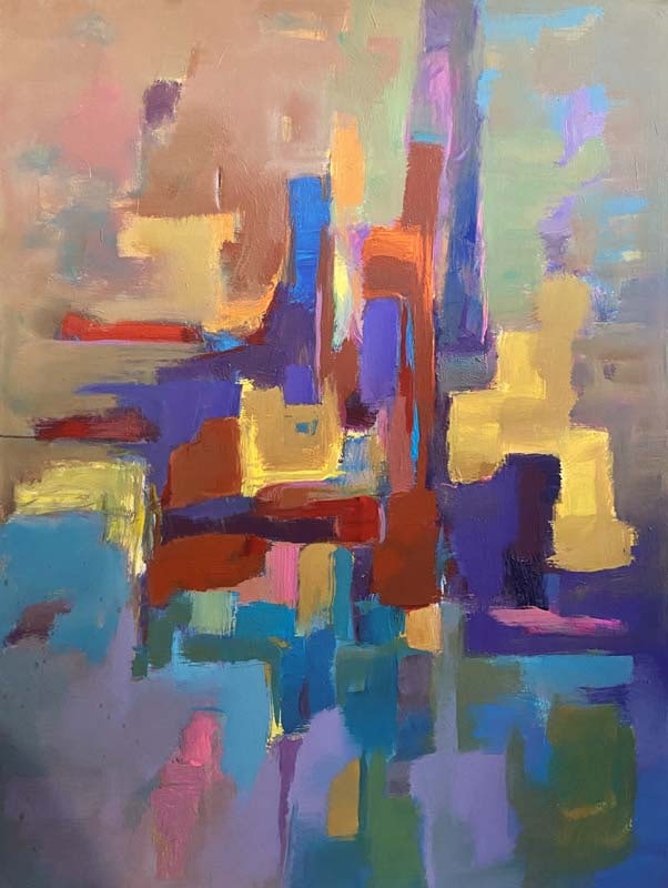 Original Abstract on canvas by Michael Schofield 48x36 inches image size (1 of 1)