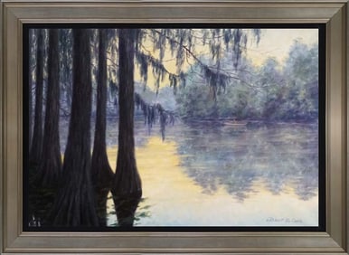 Robert Copple Hand embellished oil on canvas