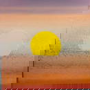 Andy Warhol Sunset Serigraph Silkscreen