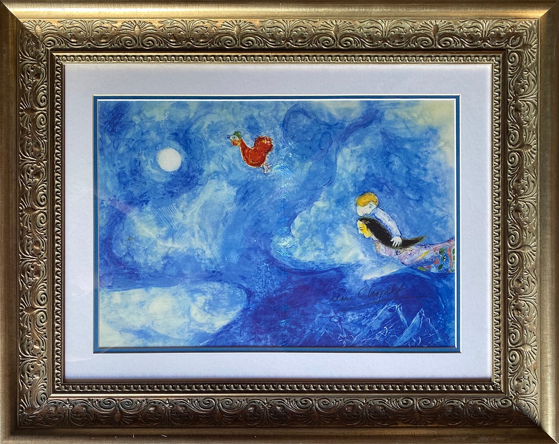 Marc Chagall  Lithograph 1975 Hand signed (1 of 1)