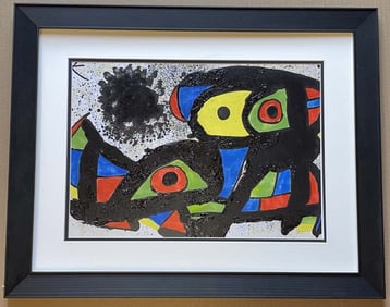 Joan Miro Original Lithograph from 1965