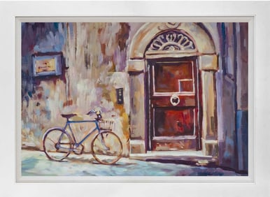 Hand embellished on canvas David Lloyd Glover