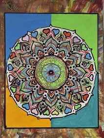 Art Chorney. Love Diamonds. Original on canvas Painting. 24x20 inches image size