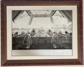 Salvador Dali Limited Edition Lithograph Hand signed and numbered