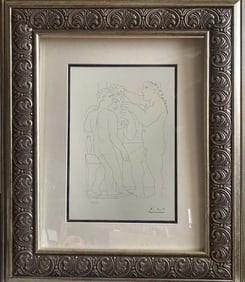 Pablo Picasso lithograph numbered limited edition of 300 with official Museum stamp
