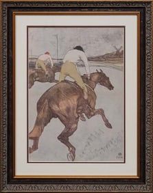 Toulouse Lautrec Lithograph after Lautrec from 1970