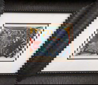 Pablo Picasso Color Plate Lithograph from 1968