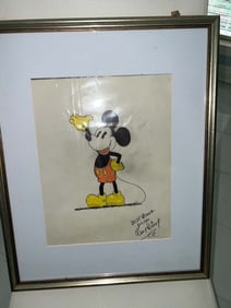Walt Disney colored original drawing
