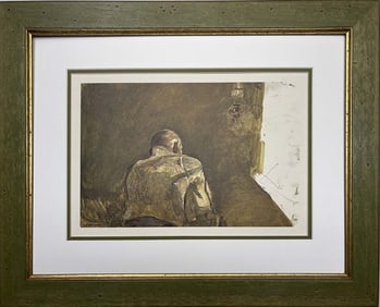 Andrew Wyeth Lithograph first edition  1962 from the original watercolor