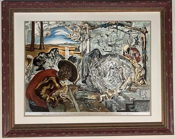 Salvador Dali Limited Edition Lithograph Hand signed and numbered