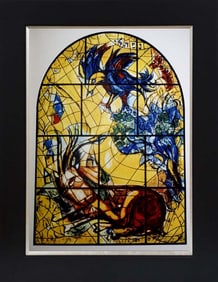 Marc Chagall Jerusalem Windows Lithograph  from the 1960s