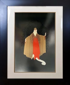 Erte lithograph 1987