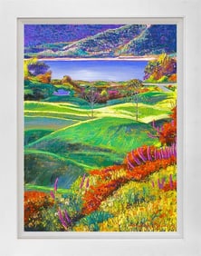 California Fairway by David Lloyd Glover Mixed Media Original on canvas