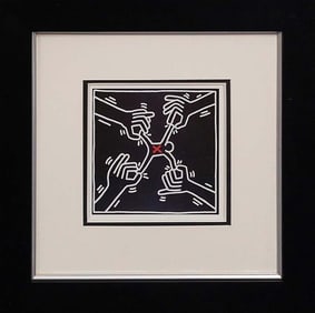 Keith Haring color Plate Lithograph