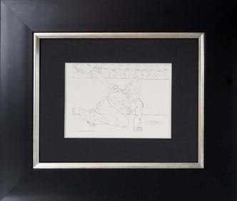 Pablo Picasso Original Lithograph 1955 Vollard Collection