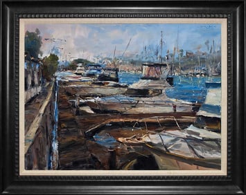 Jorn Fox Original oil on canvas.