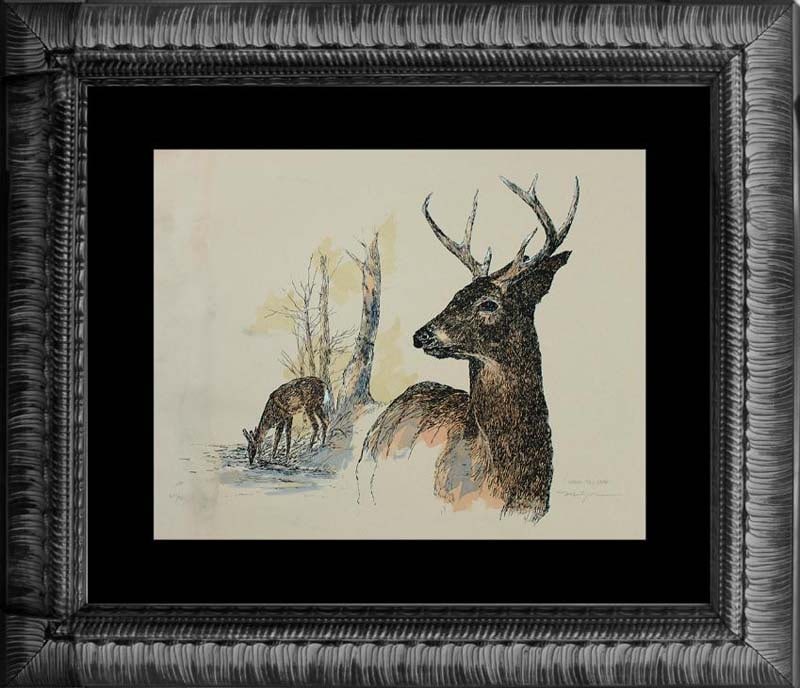 Limited Edition Serigraph Michael Schofield: Limited Edition Duck Serigraph Michael Schofield. Hand signed and numbered by the artist. Custom framed. Approx size 30x38 inches. Includes certificate of authenticity. This work was purchased directl