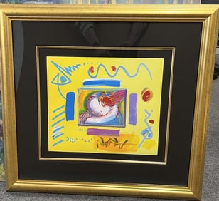 Peter Max Original mixed media on paper